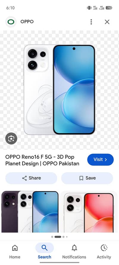OPPO Reno 16 f 5g
