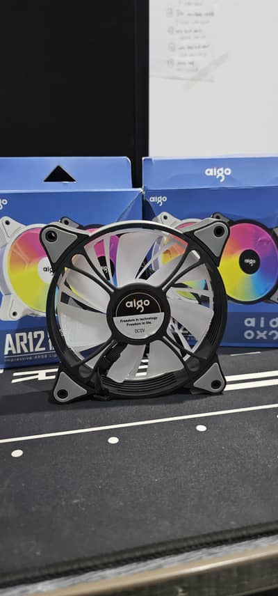 aigo New Ar12 ARGB Fans and memo magnetic cooler