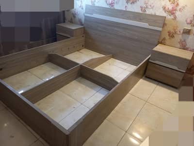 Queen Bedroom Set with built-in under bed storage