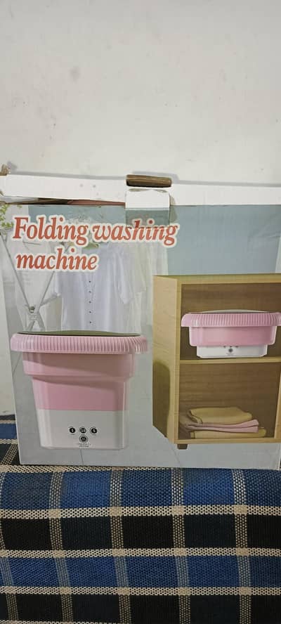 Foldable mini washing and dryer