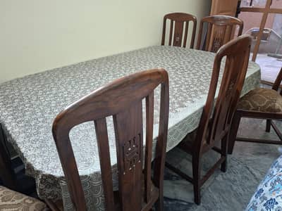 6 seater dining table