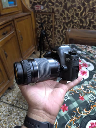 canon 6d with 75 300mm lens