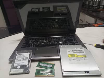 Toshiba touch screen bare bone/ parts laptop
