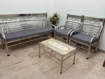 5 seater Iron sofa.