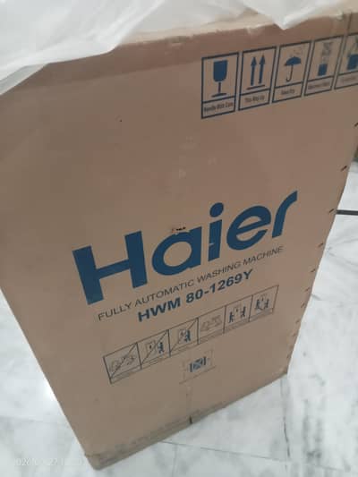 HAIER FULLY AUTOMATIC WASHING MACHINE HWM 80-1269Y
