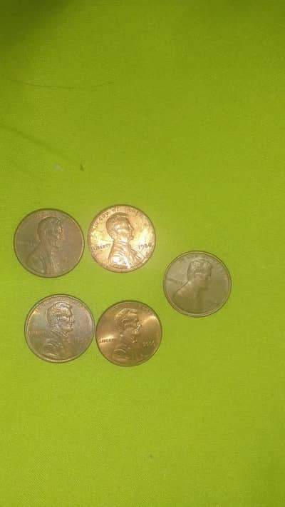 Usa and Canada old coins lot of 228 pcs
