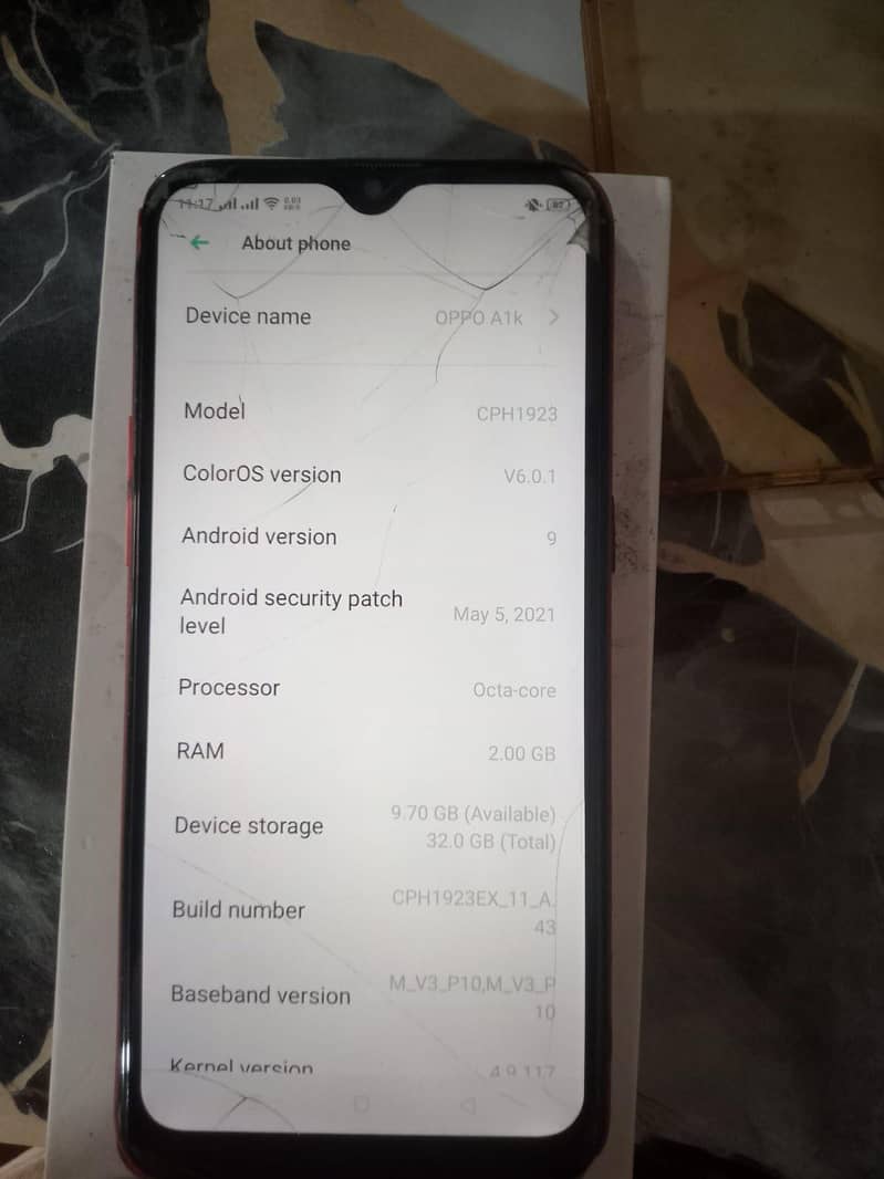 OPPO A1k 3