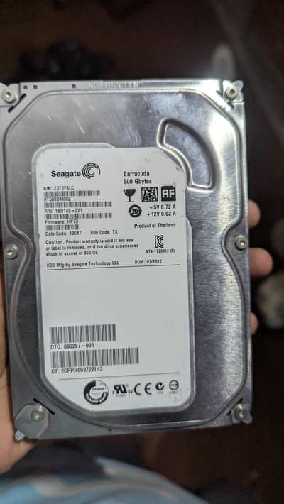 Seagate 500 GB 2026 Purchase 100% Health