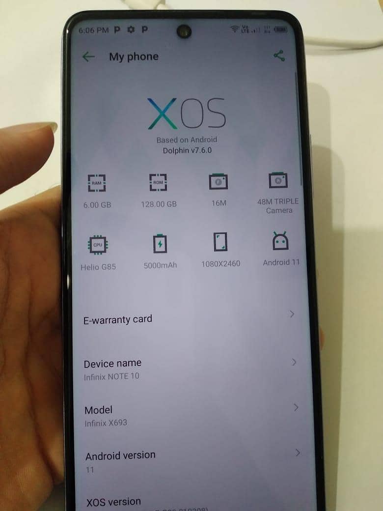 Infinix Note 10 8