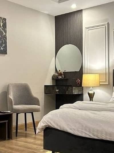 Daily, & Weekly Basis One Bedroom Fully Furnished Luxury Apartment Available For Rent Gulberg greens Islamabad & Bahria Town Islamabad