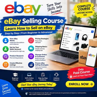 eBay Complete Course | Learn eBay Selling From Beginner to Pro