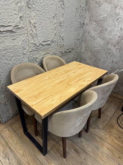 Large Table with 4 Chairs