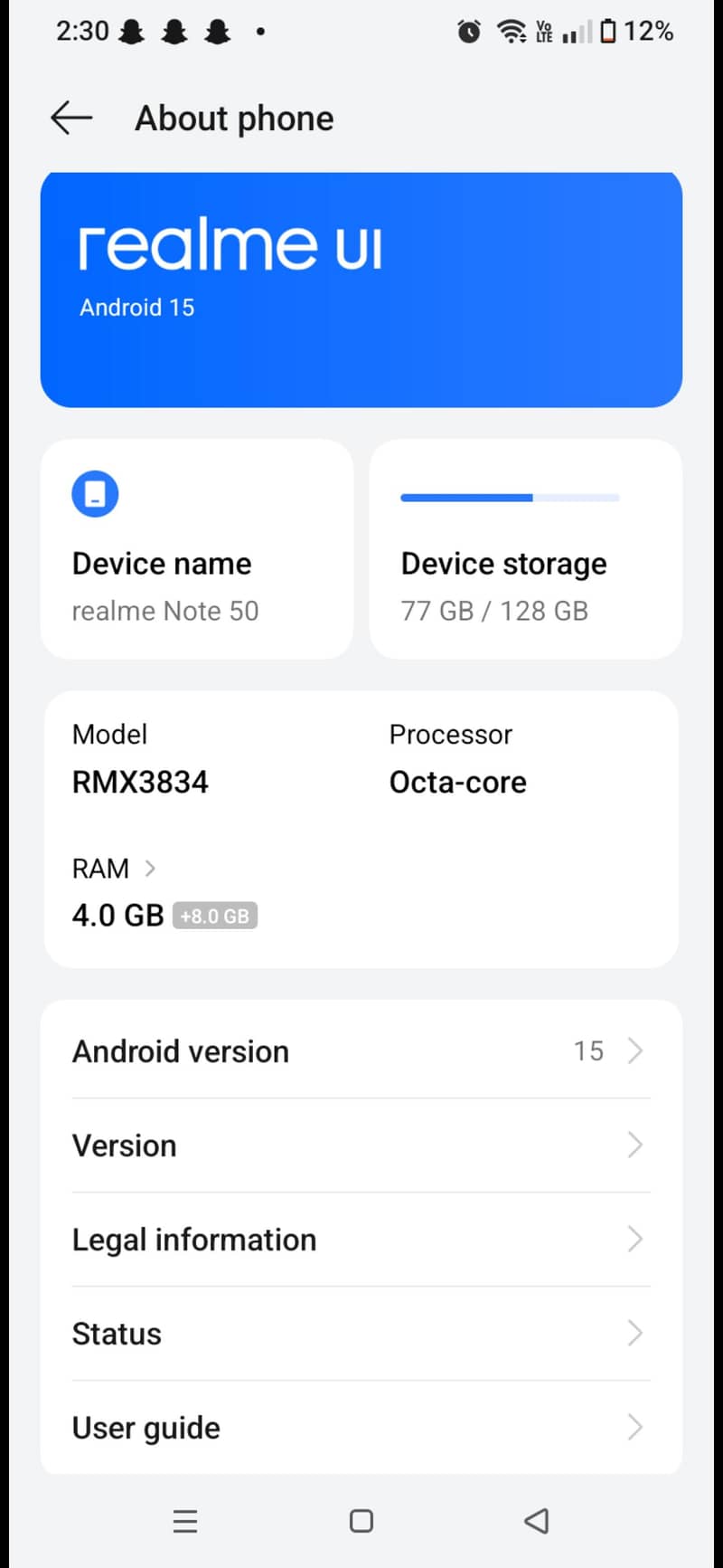 Realme Note 50 3