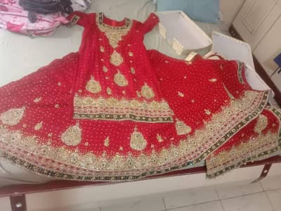 Dulhan sharara with Haseen dupatta and shirt