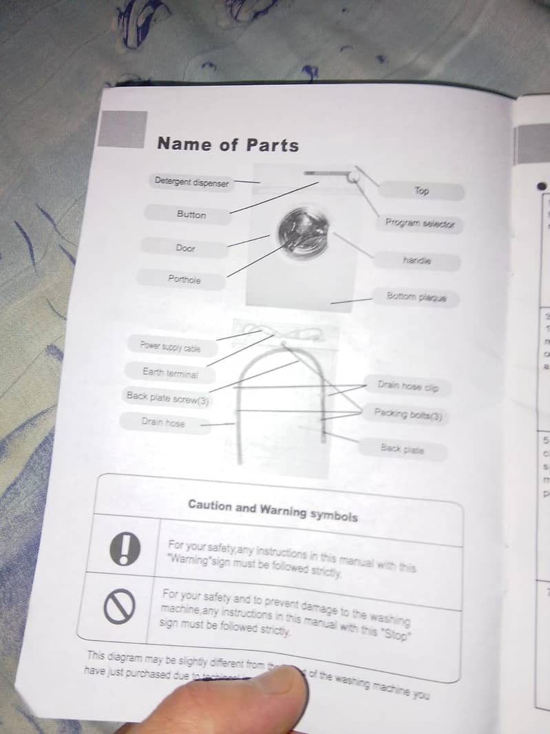 automatic washing machine 10