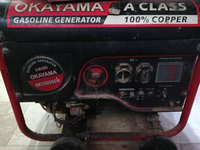 Okuyama Petrol and Gasoline Generator 3KVA – Recoil Start – 15L Tank