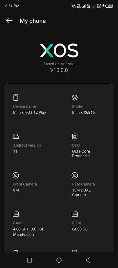 Infinix Hot 12 Play