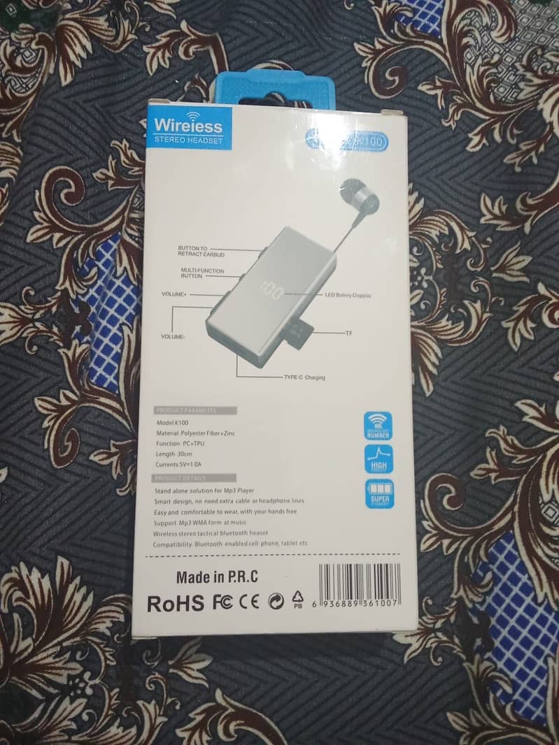 wireless Bluetooth clip on 0