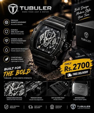 Tubular Premium Men's Watch
