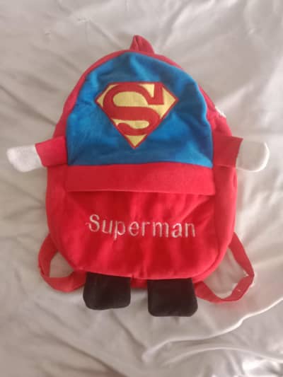 Superman baby bag school new condition
