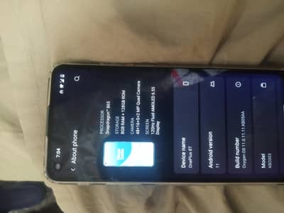 OnePlus 8t 8/128. pta approved