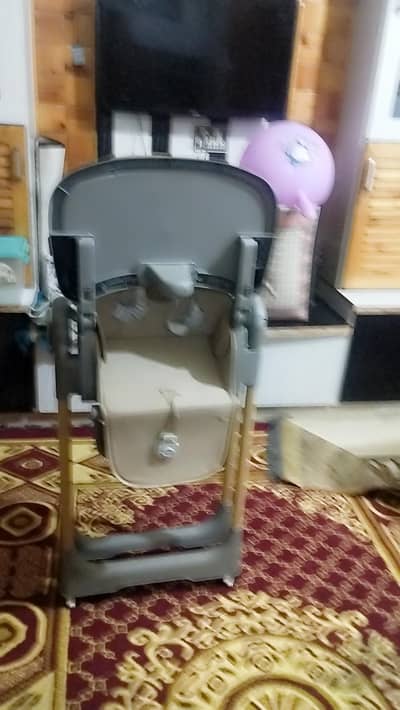 4-in-1 Compact Foldable Baby High Chair with Removable Tray