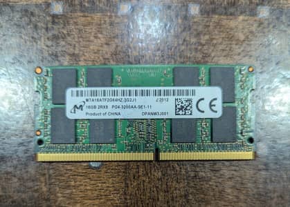 16GB DDR4 3200MHz RAM