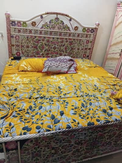 Iron Bed 6x6 Urgent sale