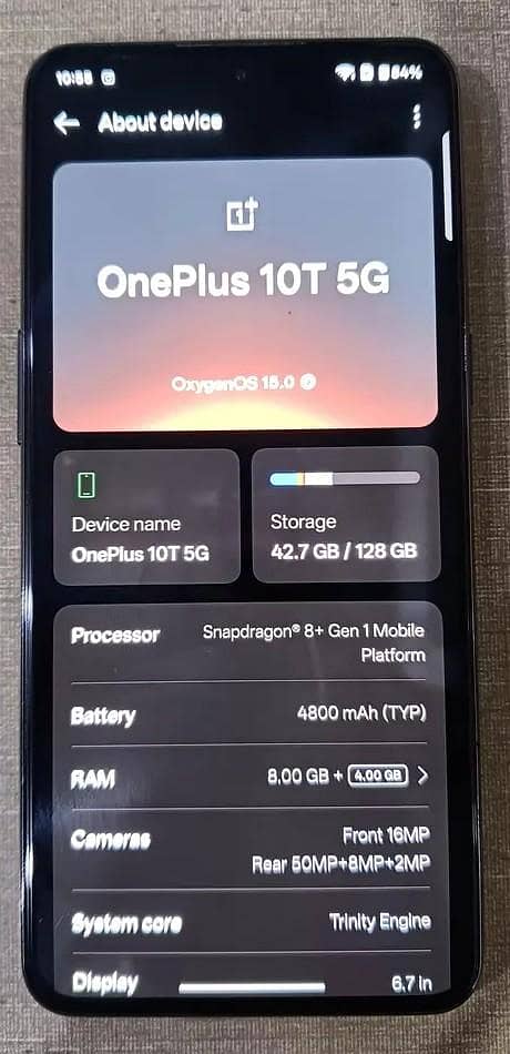 One Plus 10T 7