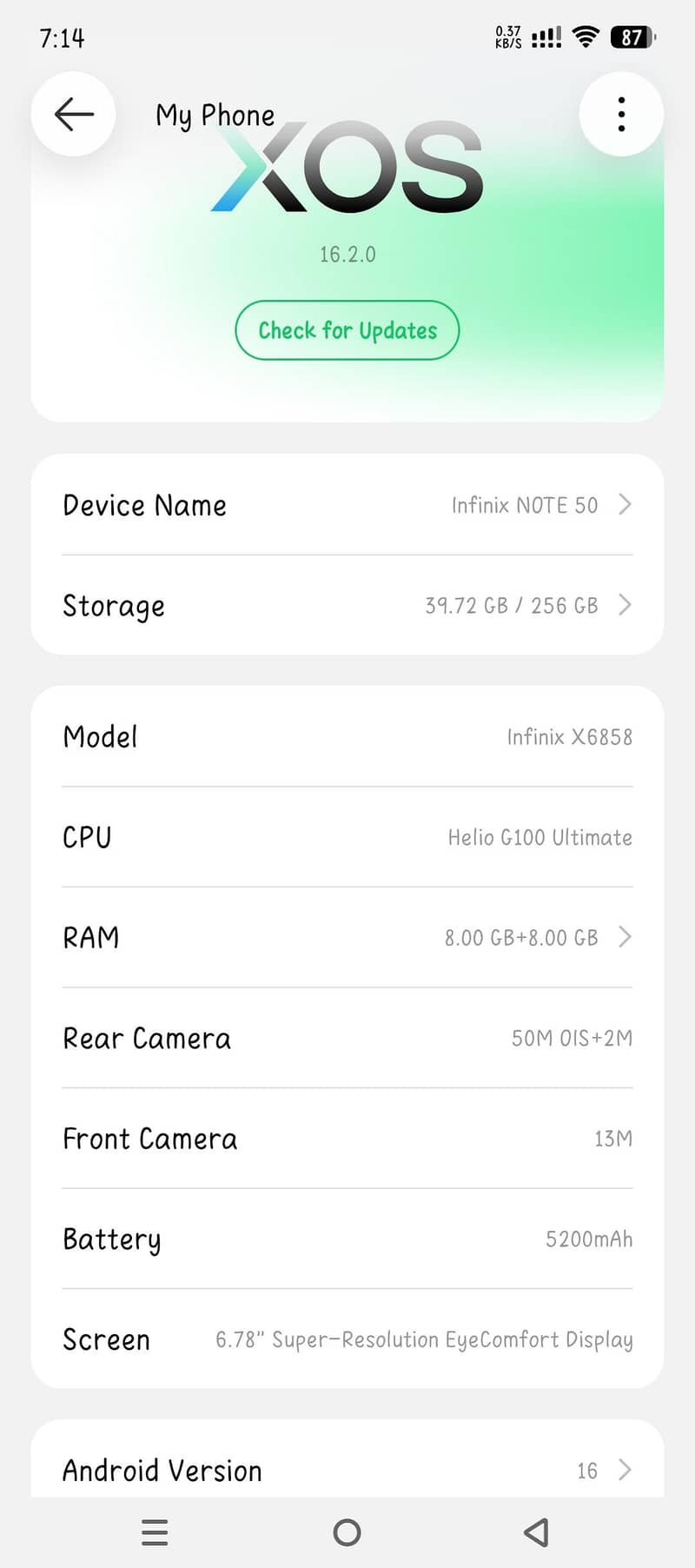 Infinix Note 50 5