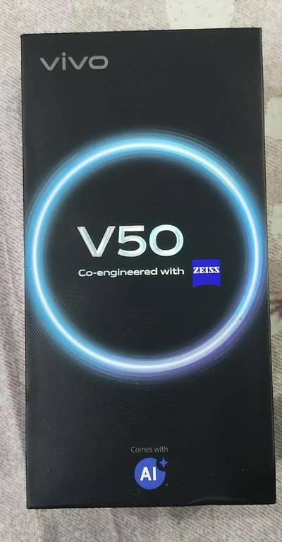 Vivo V50 with complete Accessories with box