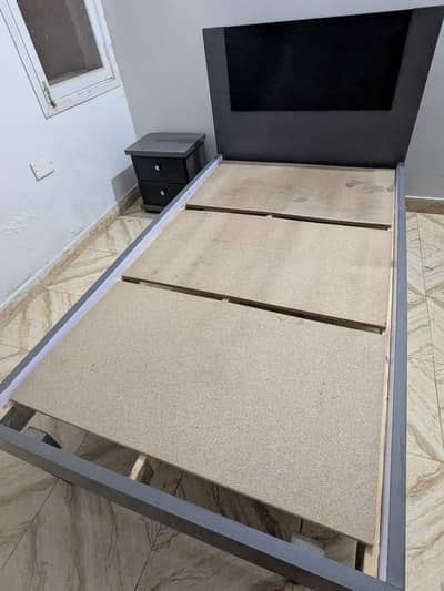 Bed with Side Table