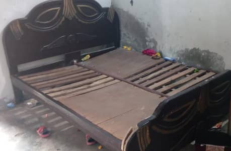 Wooden Queen Size Bed for sale