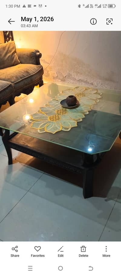 chinoti centre table shisham wood
