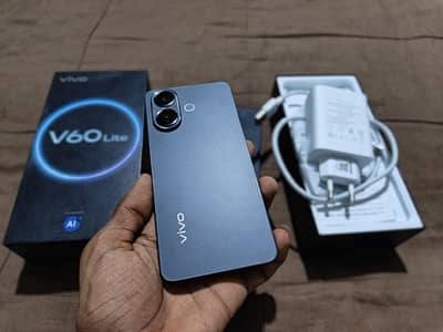 Vivo V60 lite box original charger sab ha