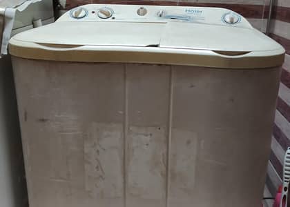 Haier Semi Automatic Washer + Dryer (10/10 Working) – Great Price!