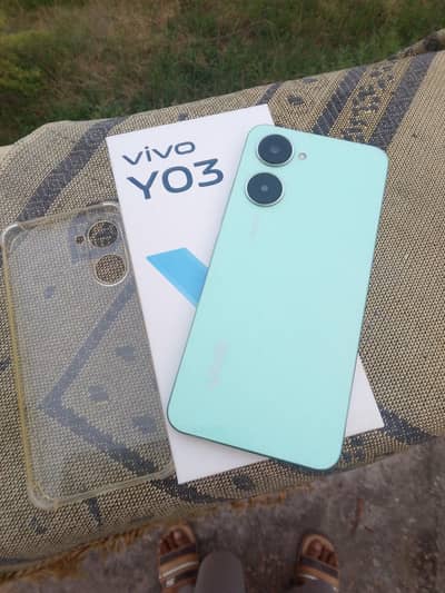Vivo Y03 4+4 64 with box. touch break.  Original