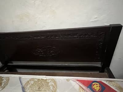 Single Person Wooden Bed