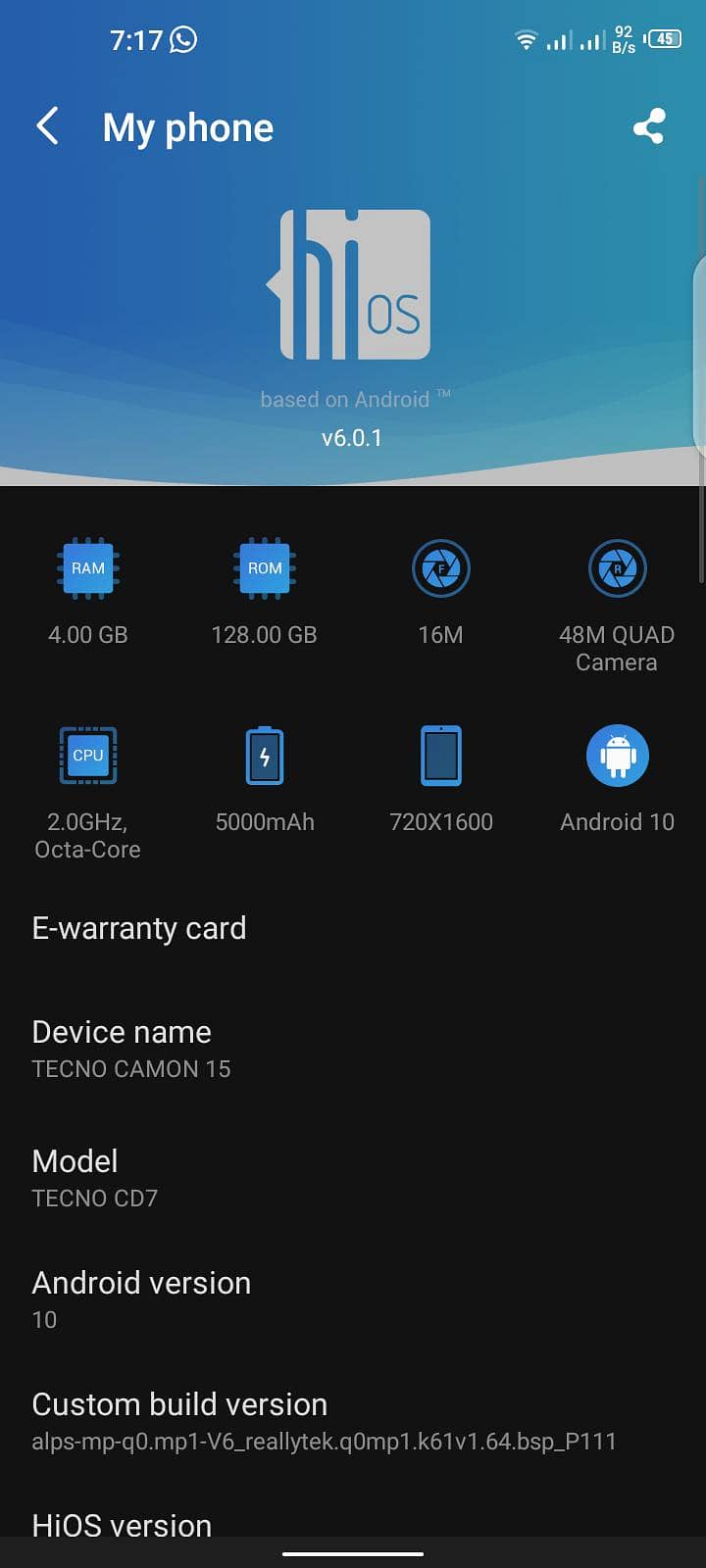 Tecno CAMON 15 3