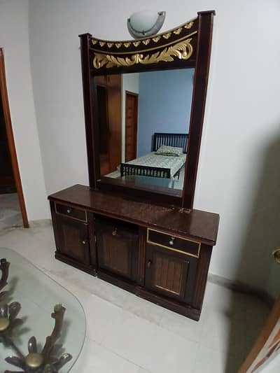 Duble Bed Set with Dressing and Spring Metress