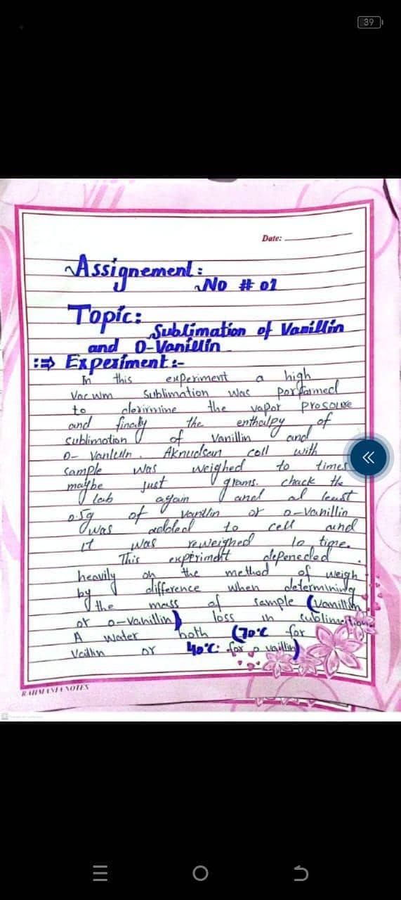 Assignment Writing 1