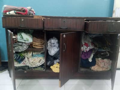 Side Board/ Iron Stand