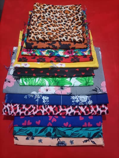 Cut piece 13pcs ladies cotton fabric