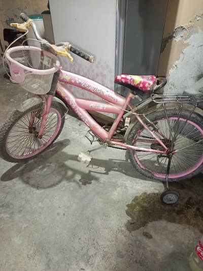pink bicycle