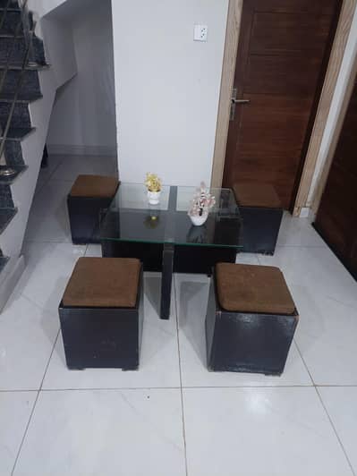 center table cum dinning table