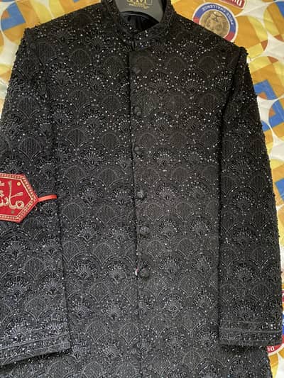 BRAND NEW SHERWANI VELVET STUFF