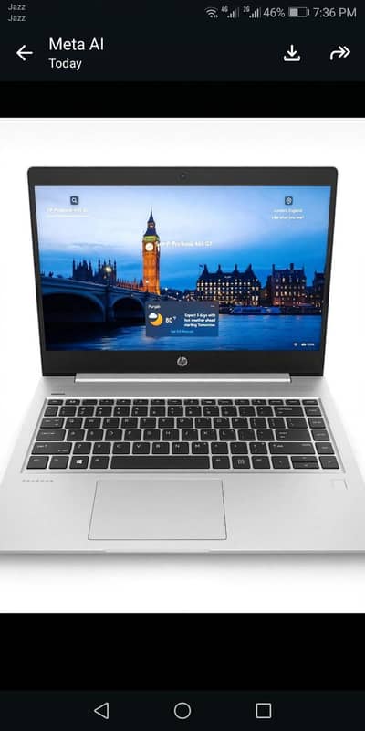 HP ProBook 445 G7 Ryzen 5 400U- 8GB/256 GB 14" FHD