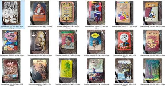 Huge Collection of 114 Mixed Books Lot – Islamic, Novels, Education