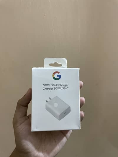 Google Pixel 30W Fast Charger with Type-C to Type-C Cable