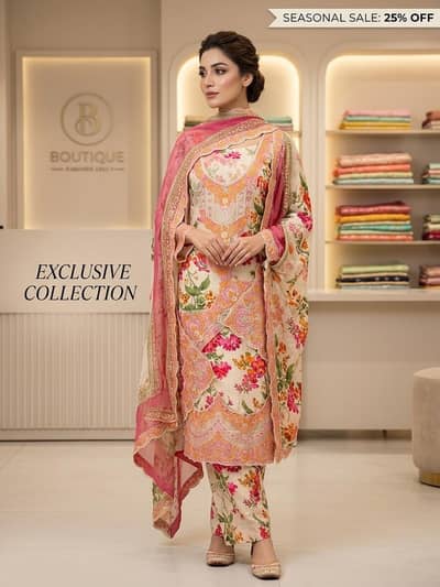 Ladies 2PC & 3PC Premium Dresses | New Collection | Multiple Designs